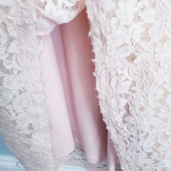 Lulu's Ephemeral Allure Baby Pink Lace Maxi Dress - Picture 10 of 13